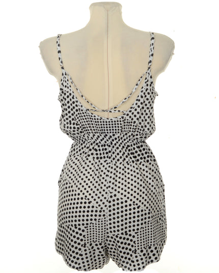 White Polka Dot Romper