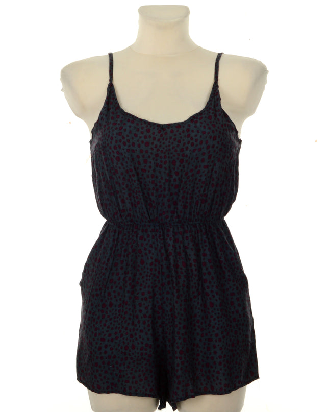 Gray Polka Dot Romper