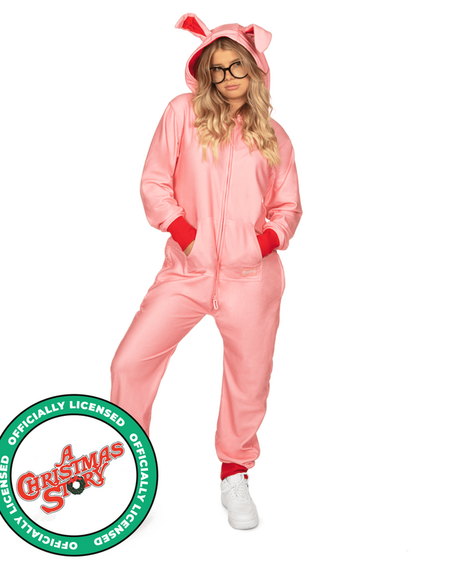 Women's Christmas Story Bunny Jumpsuit