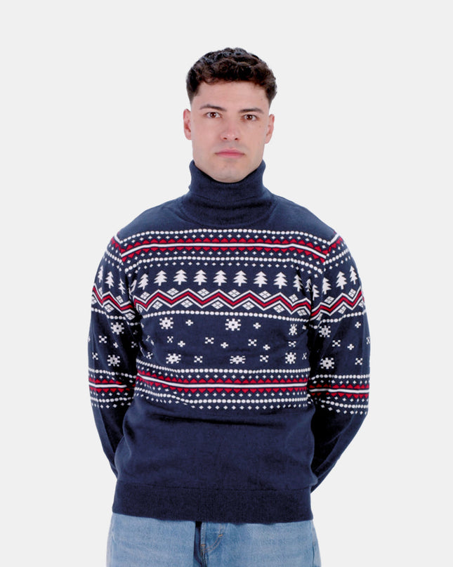 Frosted Pearl Couples Christmas Sweater in Organic Cotton