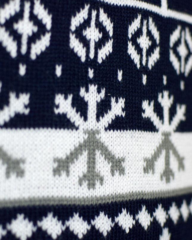 Kids Christmas Sweater Stripes, Reindeer, and Trees
