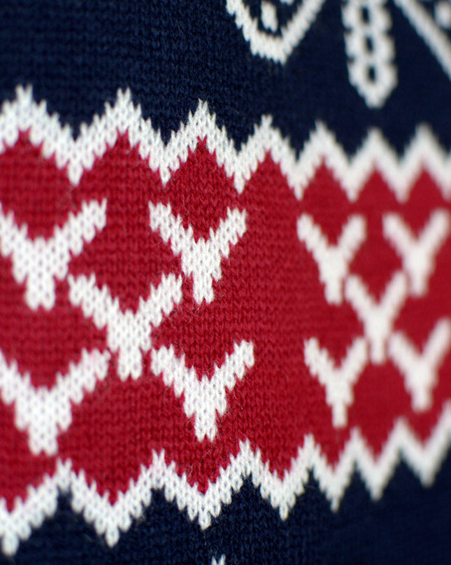 Christmas Pattern Reindeer Sweater for Kids