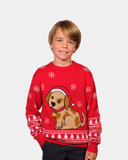Christmas Sweater with Puppy