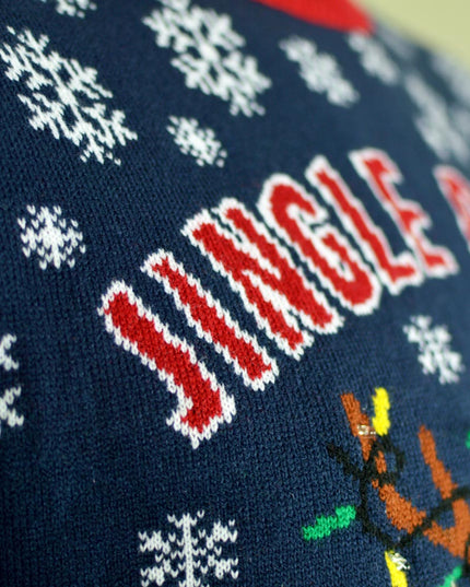 LED-Weihnachtspullover für die ganze Familie mit Jingle-Bells-Motiv