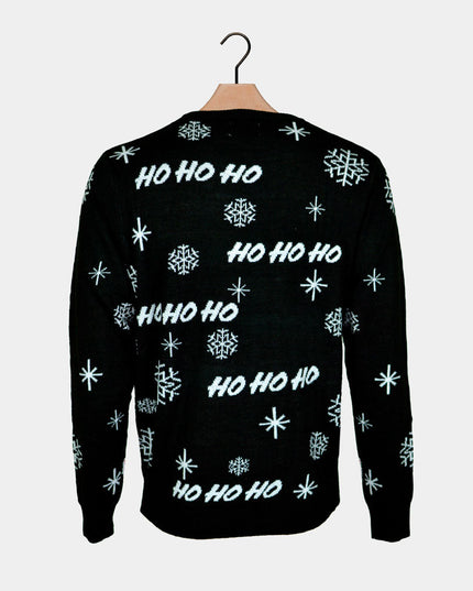 Black Santa Christmas Sweater for Family