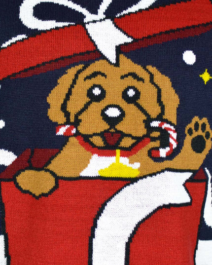 Women's Christmas Sweater Feliz Navidog