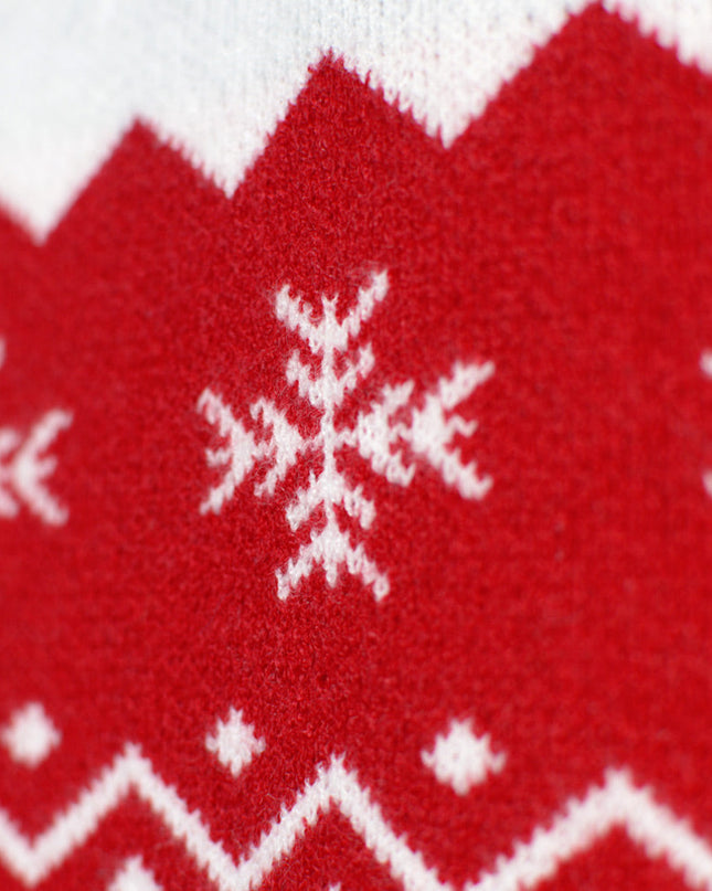 Niedlicher Weihnachtspullover mit Rentiermotiv für Damen