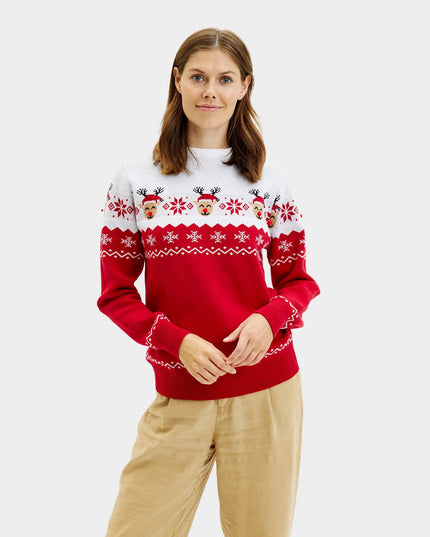 Adorable Reindeer Christmas Sweater for Women