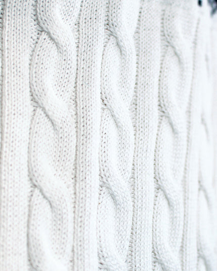 Schicker weißer Alaska-Weihnachtspullover für Herren