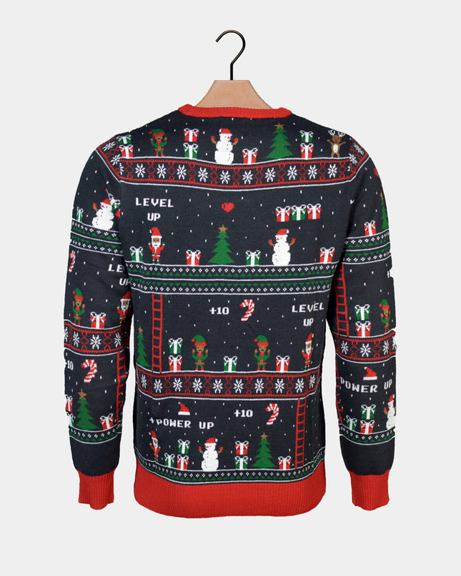 Men's Retro Video Games Christmas Sweater