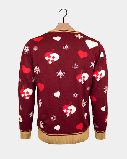 Damen-Weihnachtspullover „Letztes Weihnachten habe ich dir mein Herz geschenkt“