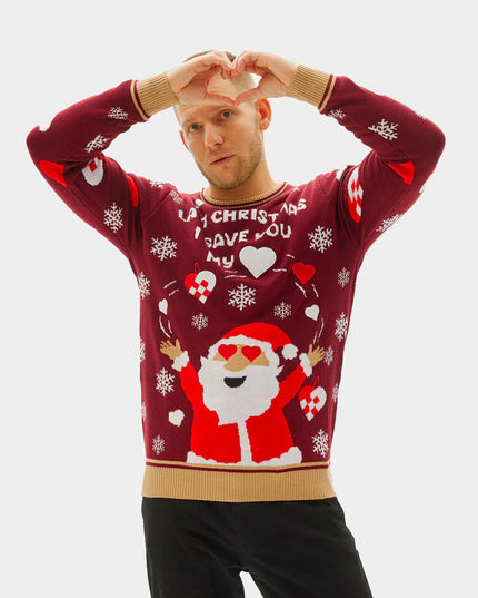 Christmas Sweater for Men Last Christmas I Gave You My Heart