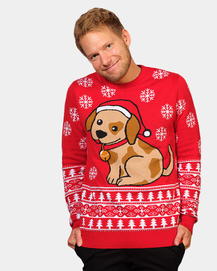 Christmas Sweater with Puppy