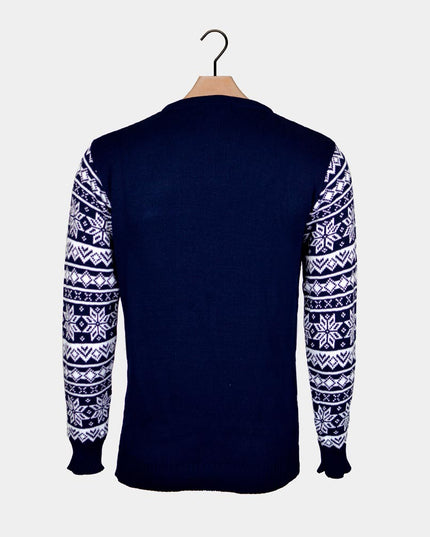 Weihnachtspullover für Skibahn und Skifahrer