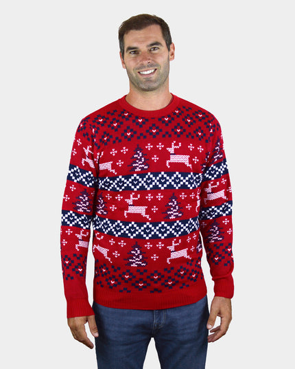 Red Canada Christmas Sweater for Men