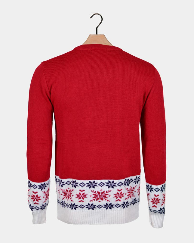 Red Christmas Sweater for Couples