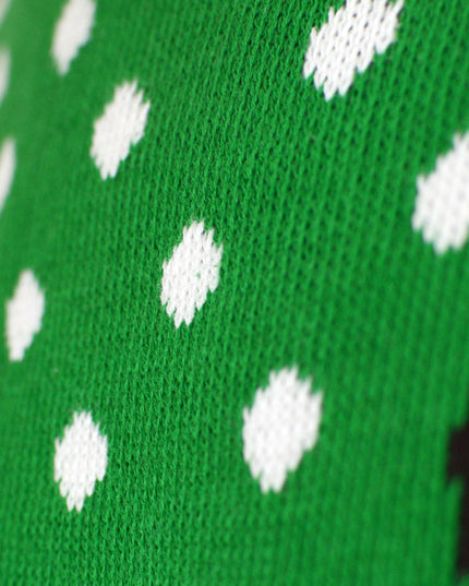 3D Green Christmas Hat Reindeer Couples Sweater