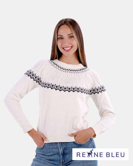Damen-Eiffelpullover aus Bio-Baumwolle für Weihnachten