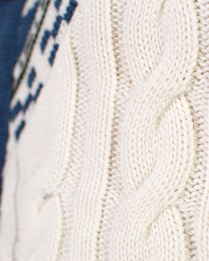 Damen-Cardigan „Dream Cottage“ aus Bio-Baumwolle für Weihnachten