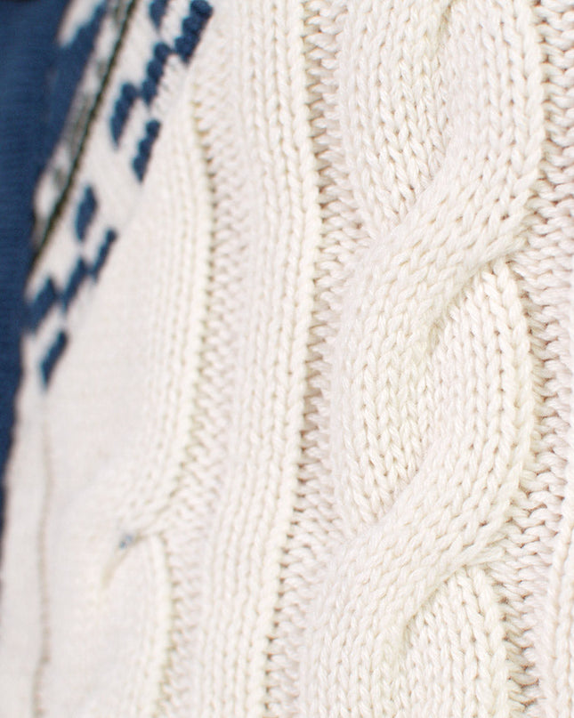 Damen-Cardigan „Dream Cottage“ aus Bio-Baumwolle für Weihnachten