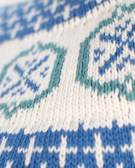 Damen-Gletscherpullover aus Bio-Baumwolle für den Urlaubsstil