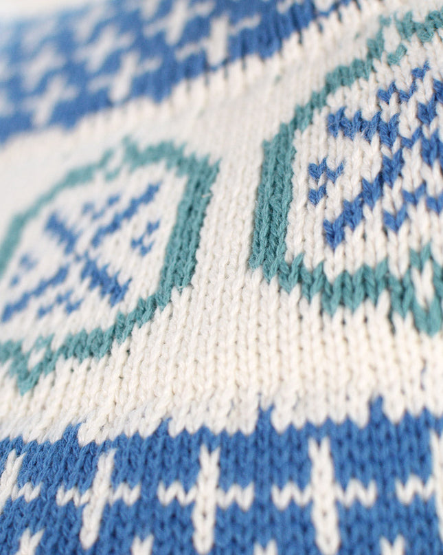 Damen-Gletscherpullover aus Bio-Baumwolle für den Urlaubsstil