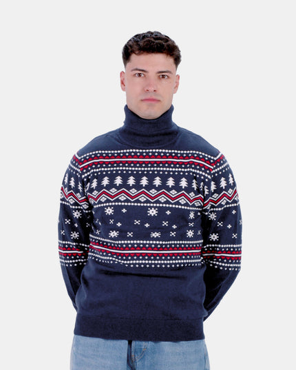 Damenpullover mit Frosted Pearl-Muster aus Bio-Baumwolle für Weihnachten