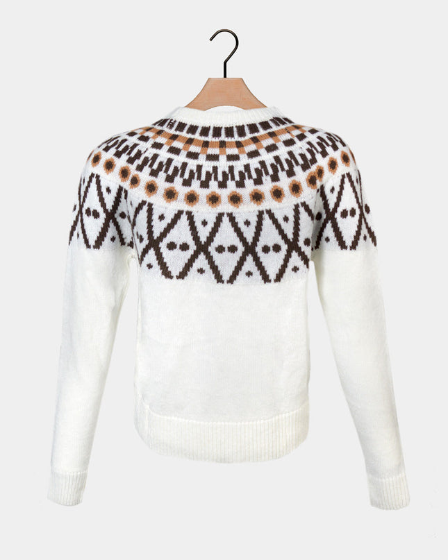 Schwarzwälder Damenpullover aus Mohairwolle für Weihnachten