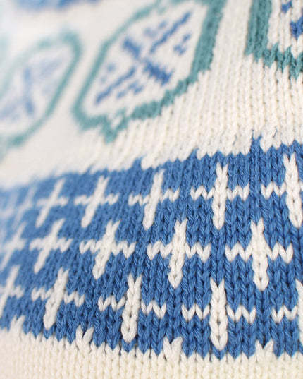 Damen-Gletscherpullover aus Bio-Baumwolle für den Urlaubsstil