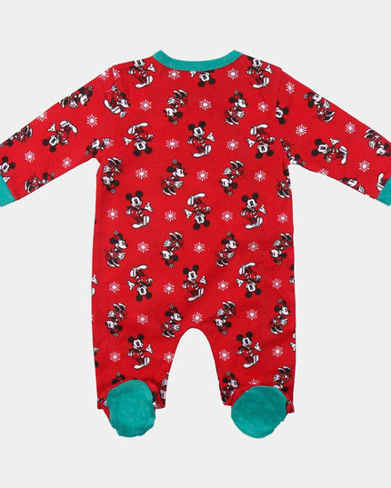 Baby Christmas Pajamas Red Mickey