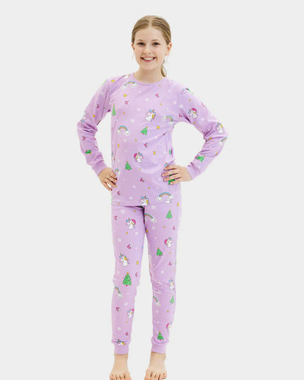 Children's Christmas Pajamas with Unicorns
