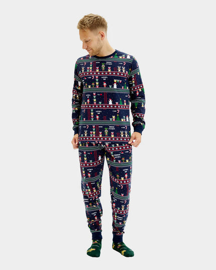 Unisex Christmas Pajamas for Adults "Retro Video Games"