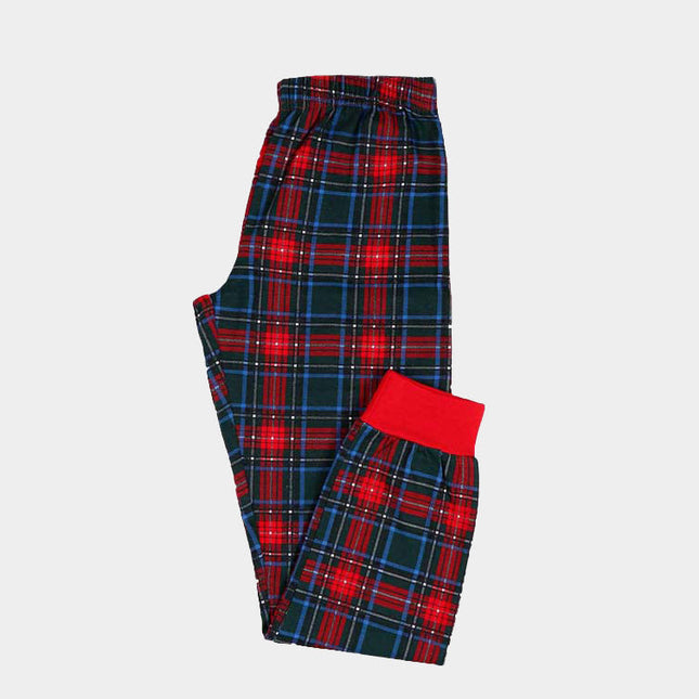 Weihnachtspyjama „Rotes Lächeln“ für Mädchen