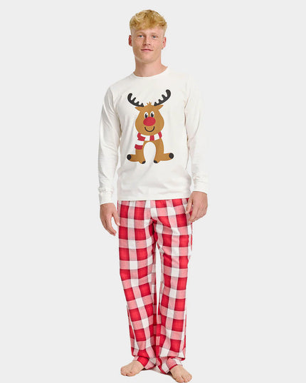 Unisex Christmas Pajamas for Adults "Cute Reindeer"