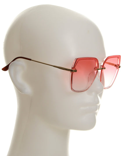 Pink Gridded Scrunchie