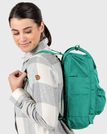 Fjallraven Re-Kanken Backpack in Classic Black