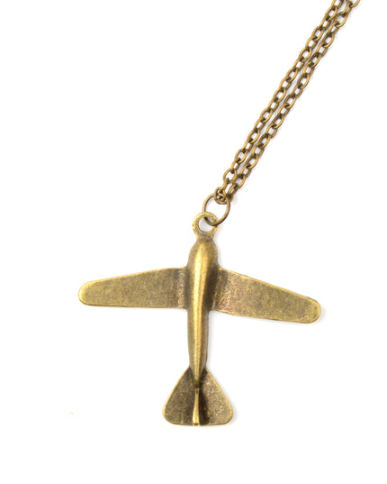 Airplane Necklace - Aviation-Inspired Fashion Accessory