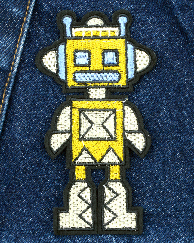 Felvarró Roboter-Patch