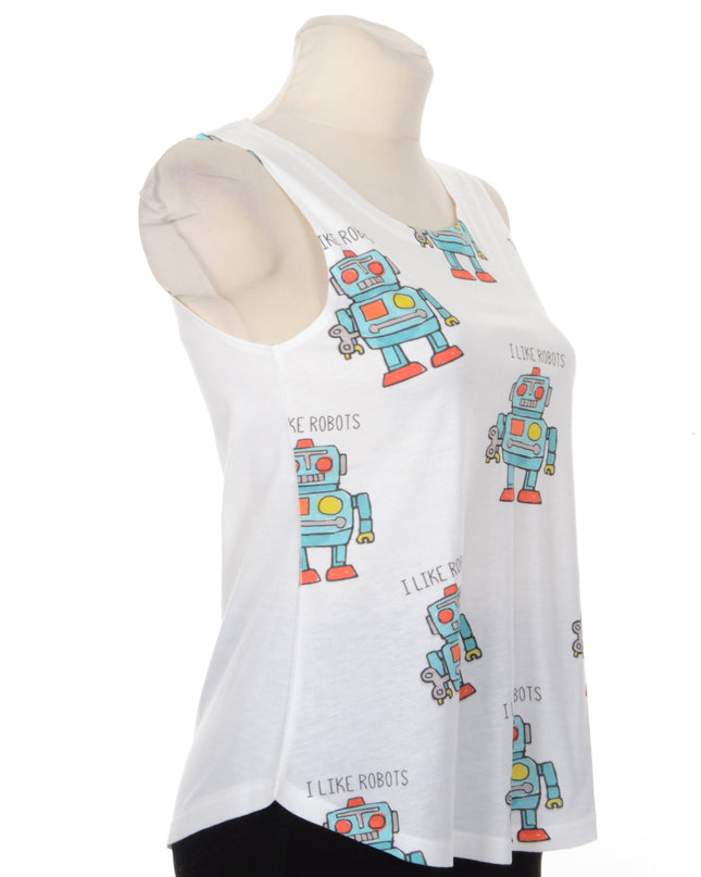 Lenge Trikó – Robot Stylisches Outlet-Top für Damen und Herren