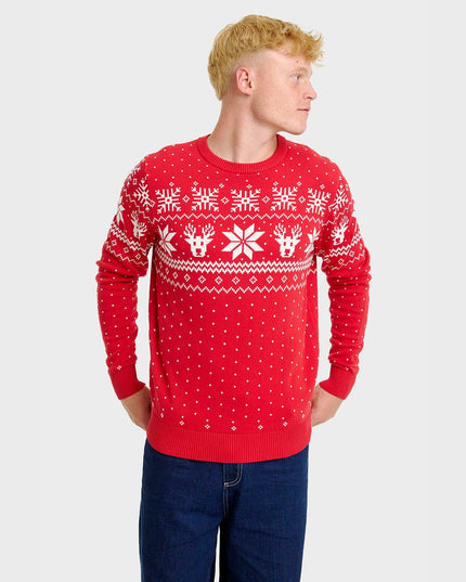 Scandinavian Men's Christmas Sweater for Festive Fun