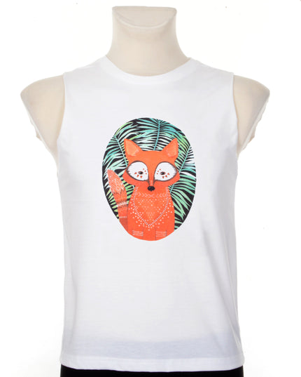 Tanktop mit Fuchsmotiv für Ostern, für Damen und Herren