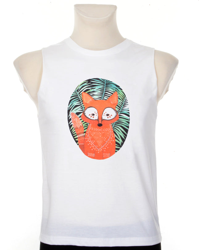 Tanktop mit Fuchsmotiv für Ostern, für Damen und Herren