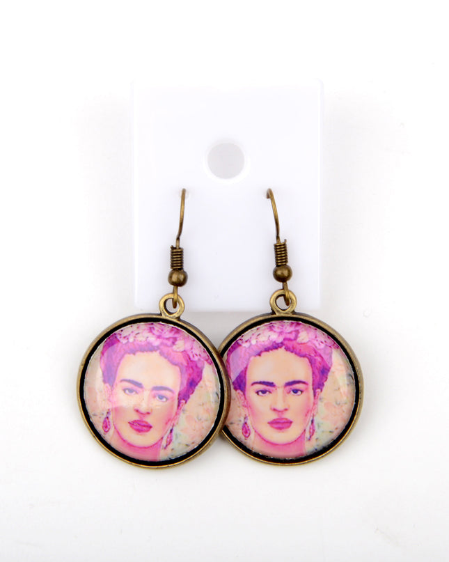 Frida Art Earrings | Christmas and Halloween Jewelry for Women