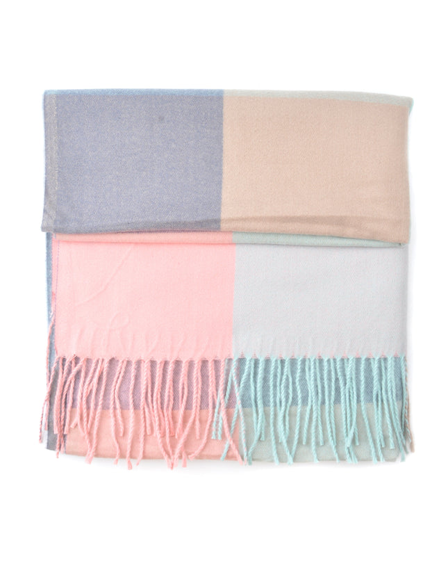Karoschal | Mint-Rosa | Accessoires für alle
