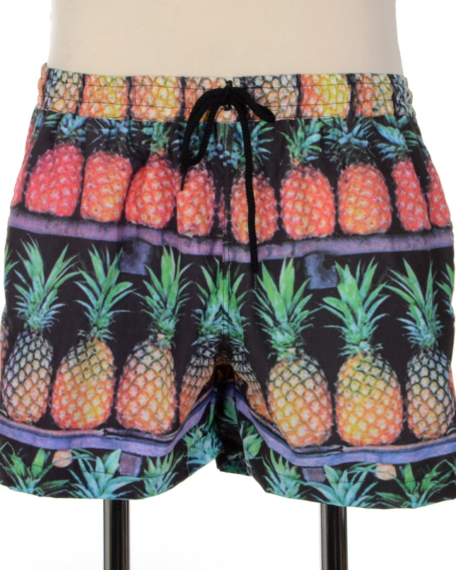 Tropical Pineapple Print Shorts