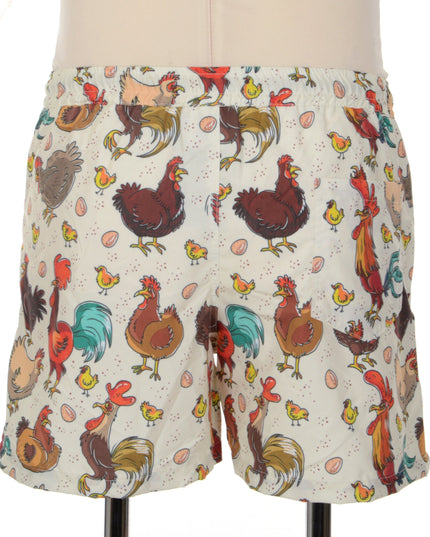 Shorts mit Hühnerprint – Lustige Oster-Loungewear