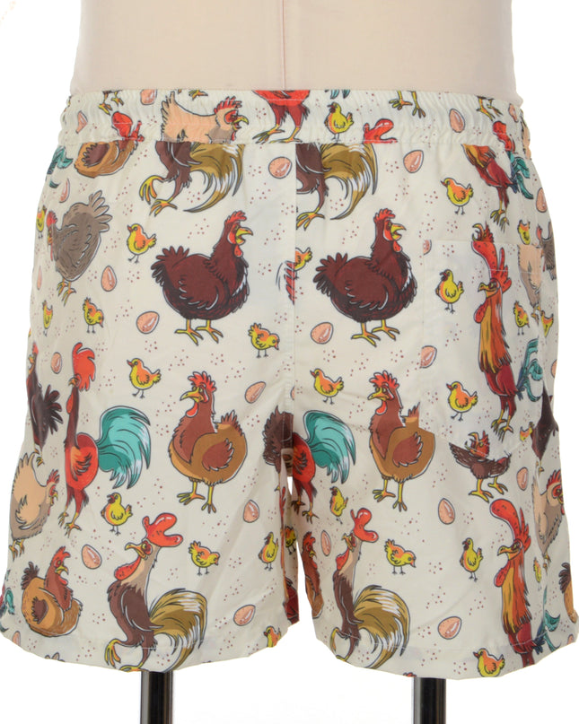 Shorts mit Hühnerprint – Lustige Oster-Loungewear