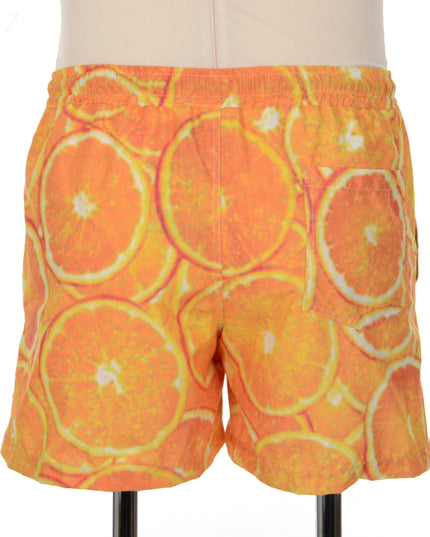 Fresh Orange Print Shorts