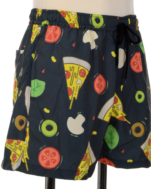 Fun Pizza Print Shorts