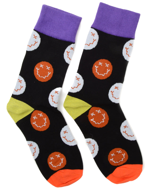 Fun Christmas Socks with Smiley IV Design for All Ages